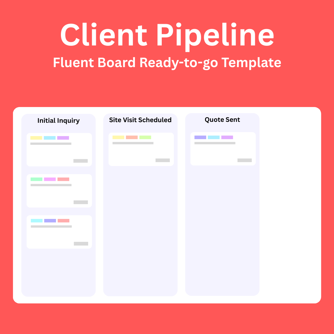 Cleaning Company Fluent Board Template